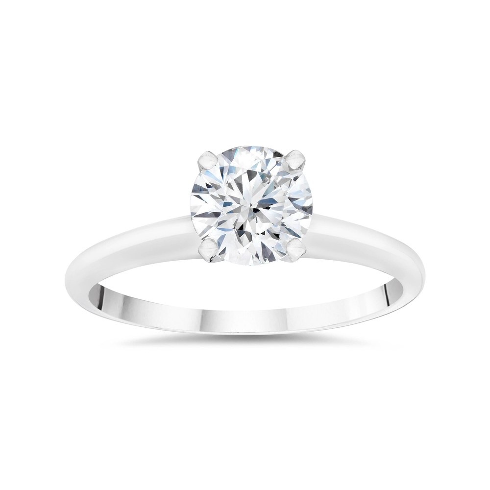 1ct Round Diamond Solitaire Engagement Ring Lab Grown