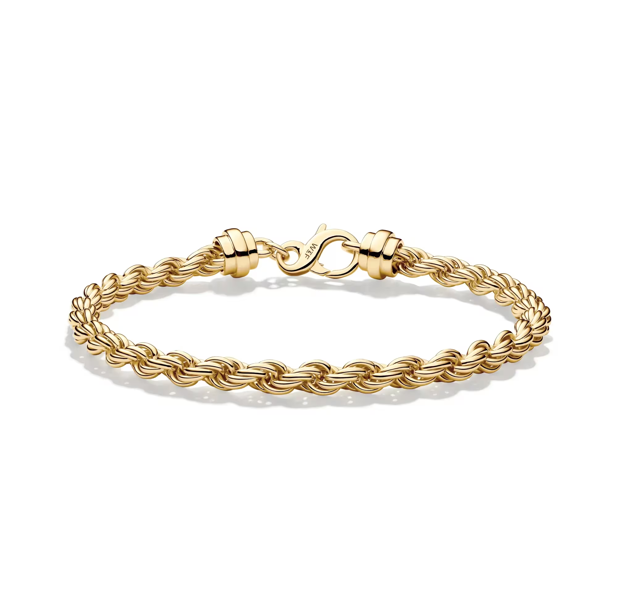 Rope Chain Bracelet in Vermeil, 8.5"