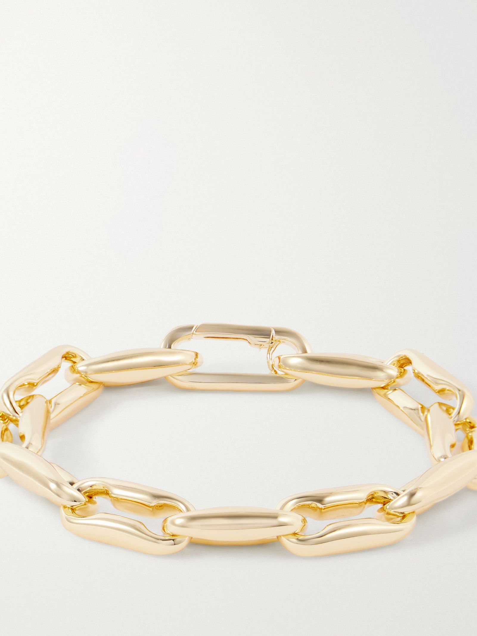 Bleecker 14-karat gold-plated bracelet