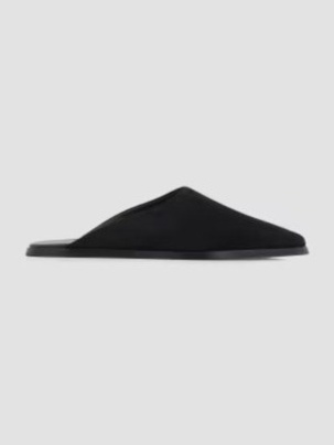 Suede Slipper-Style Mules