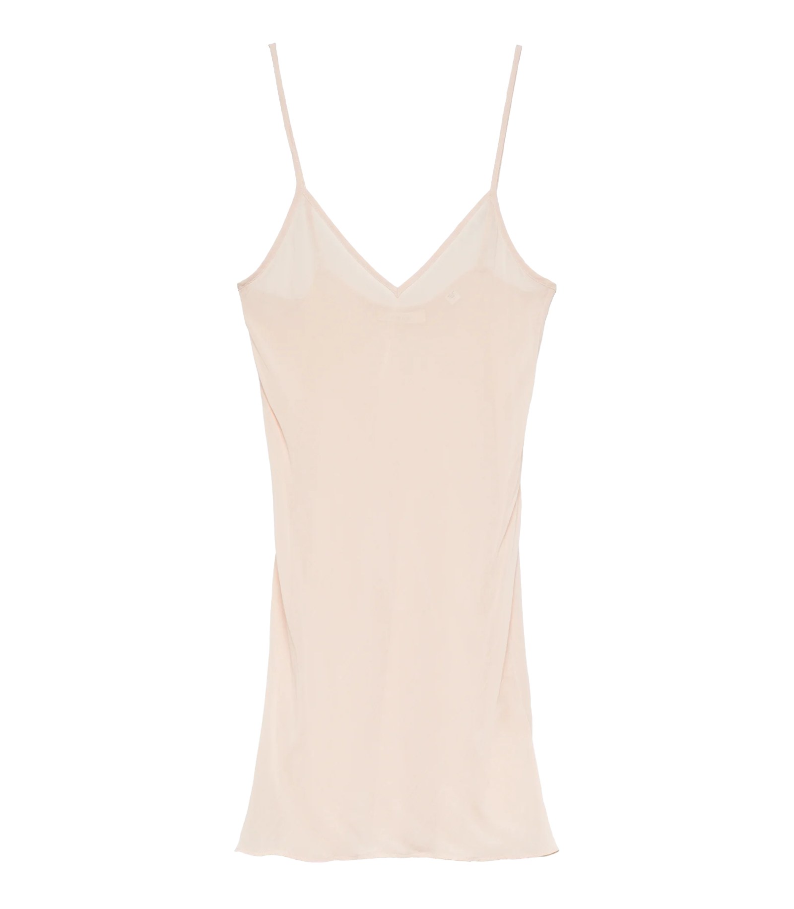 Short Deep V-Neck Slip - conch