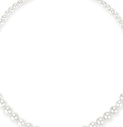 Pearl Necklace for Women, Graduated White Pearl Strand Necklaces