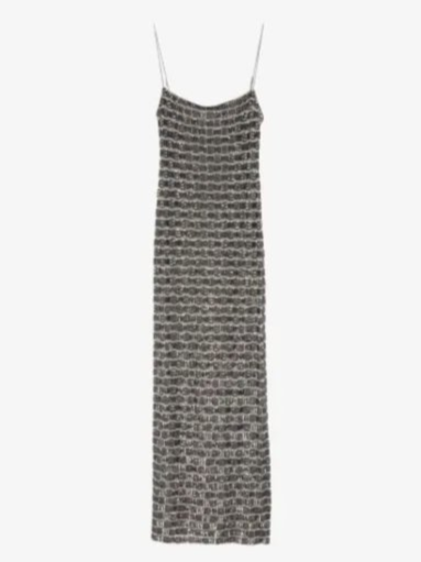 Stevie dress chrome