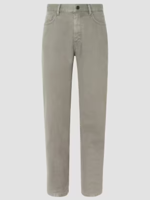 Stretch Cotton and Linen Roccia Jeans