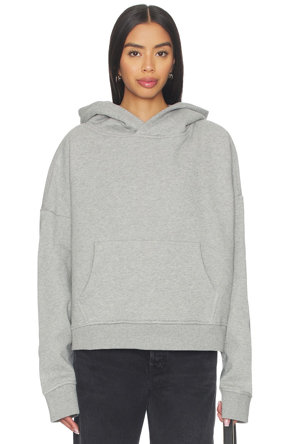 Heavy Hoodie in Grey Marle