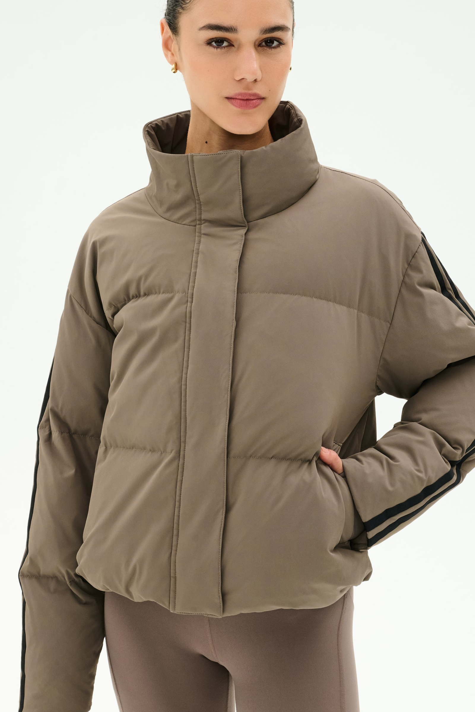 Splits59 Maeve Puffer Jacket - Lentil/Black