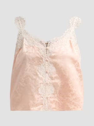 Collins Lace Trim Satin Camisole