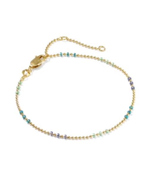 Alice Color Beaded 14k Gold-Filled Chain Bracelet