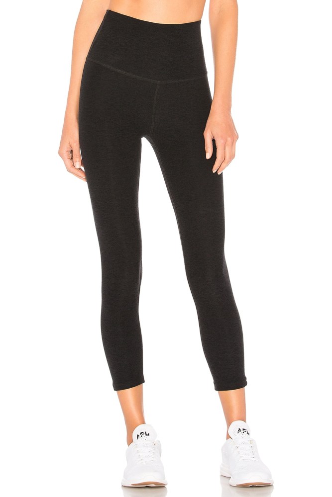Spacedye High Waisted Capri - Darkest Night