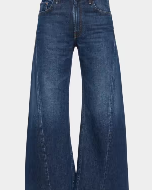 MOTHER Lil Lemon Twist Wide-Leg Jeans