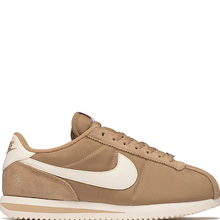Womens Nike Cortez Athletic Shoe - Khaki / Sail