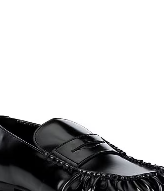 Aven Rift Leather Slip On Loafers