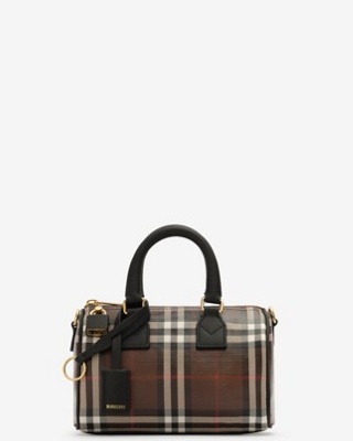 BURBERRY MINI CHECK BOWLING BAG