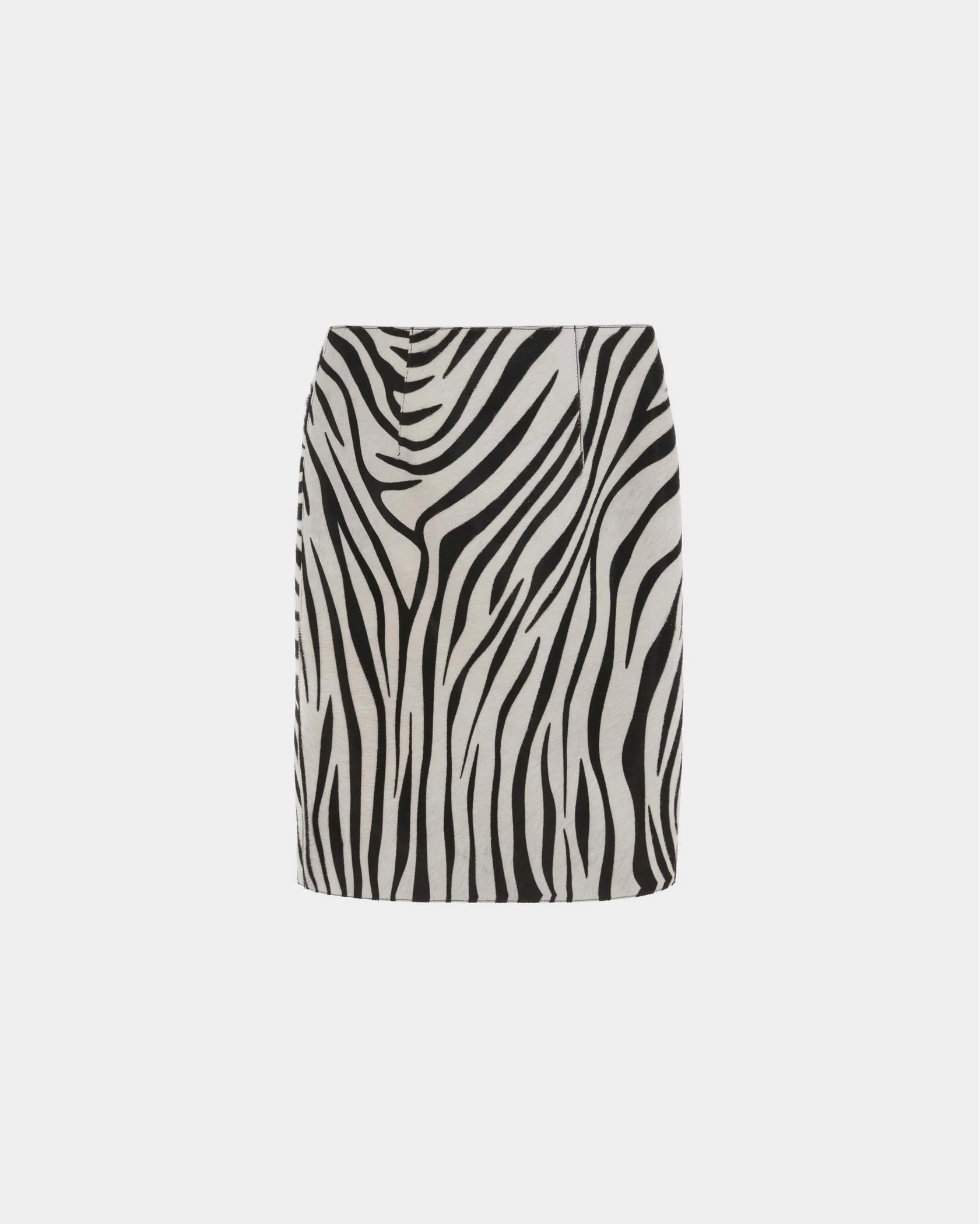 Delta Midi Skirt in Ponyskin