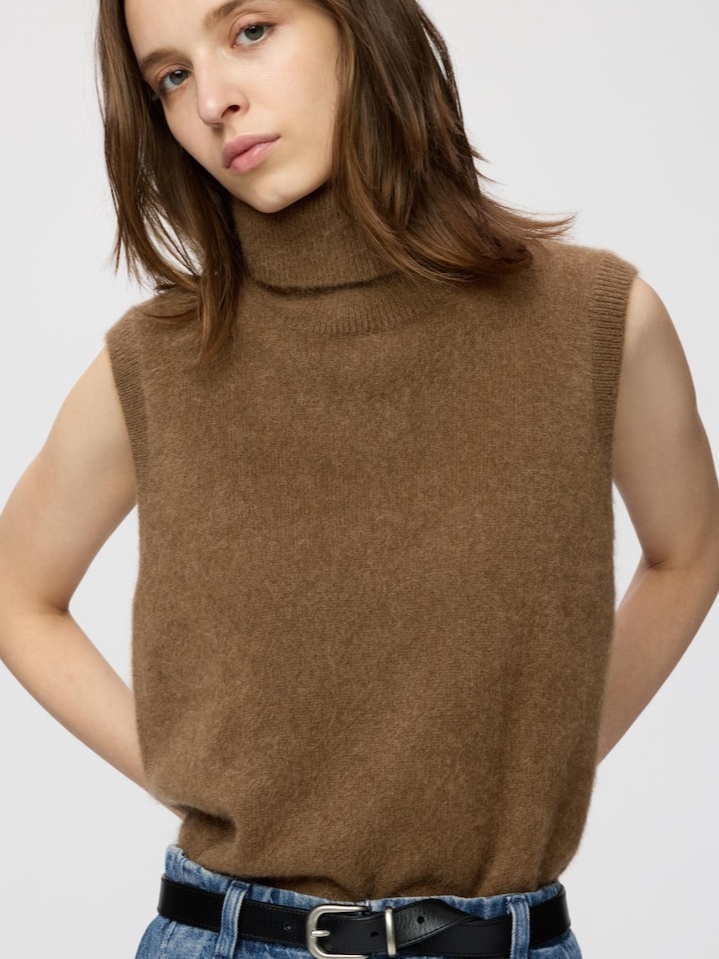 Fluffy Cashmere Vest