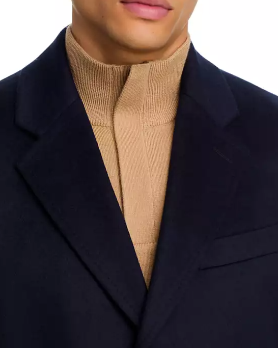 Hyde Wool & Cashmere Slim Fit Topcoat