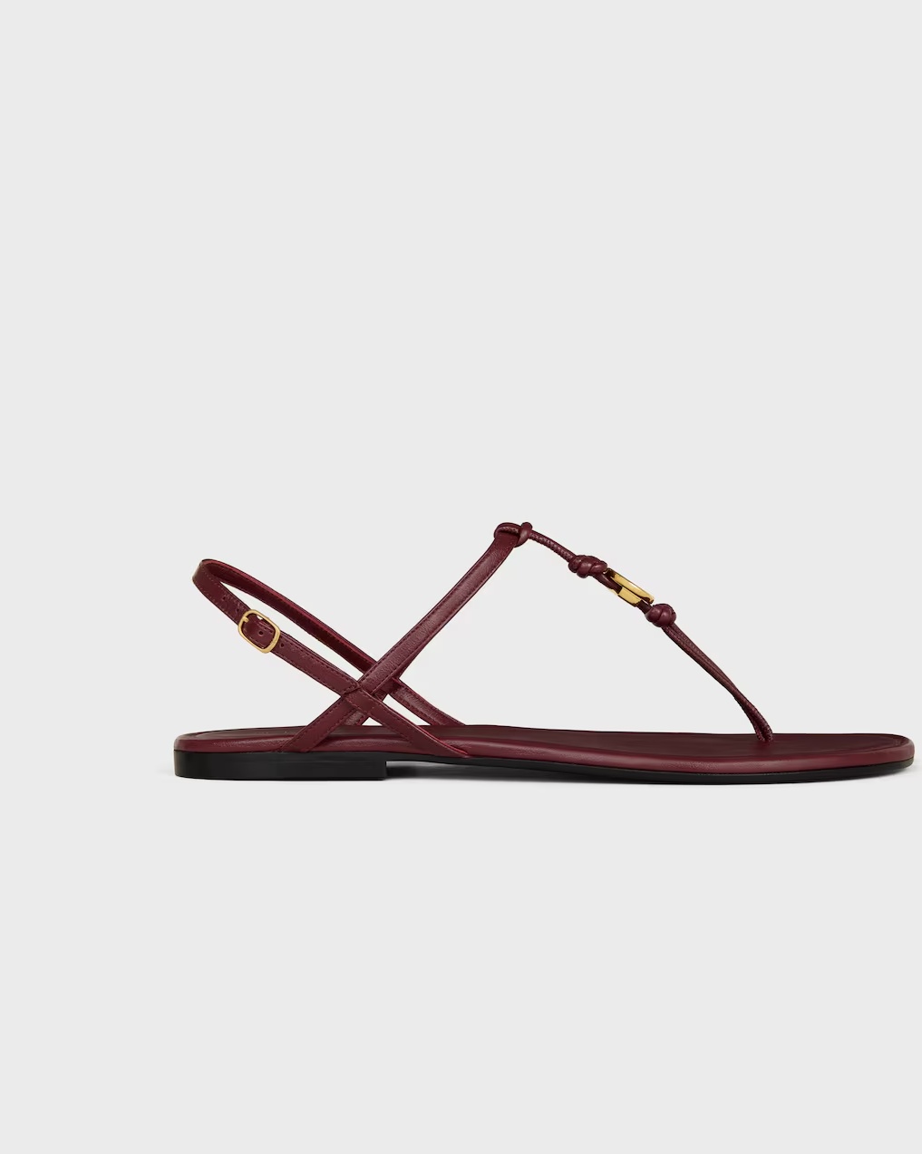 Penny sandal in supple calfskin