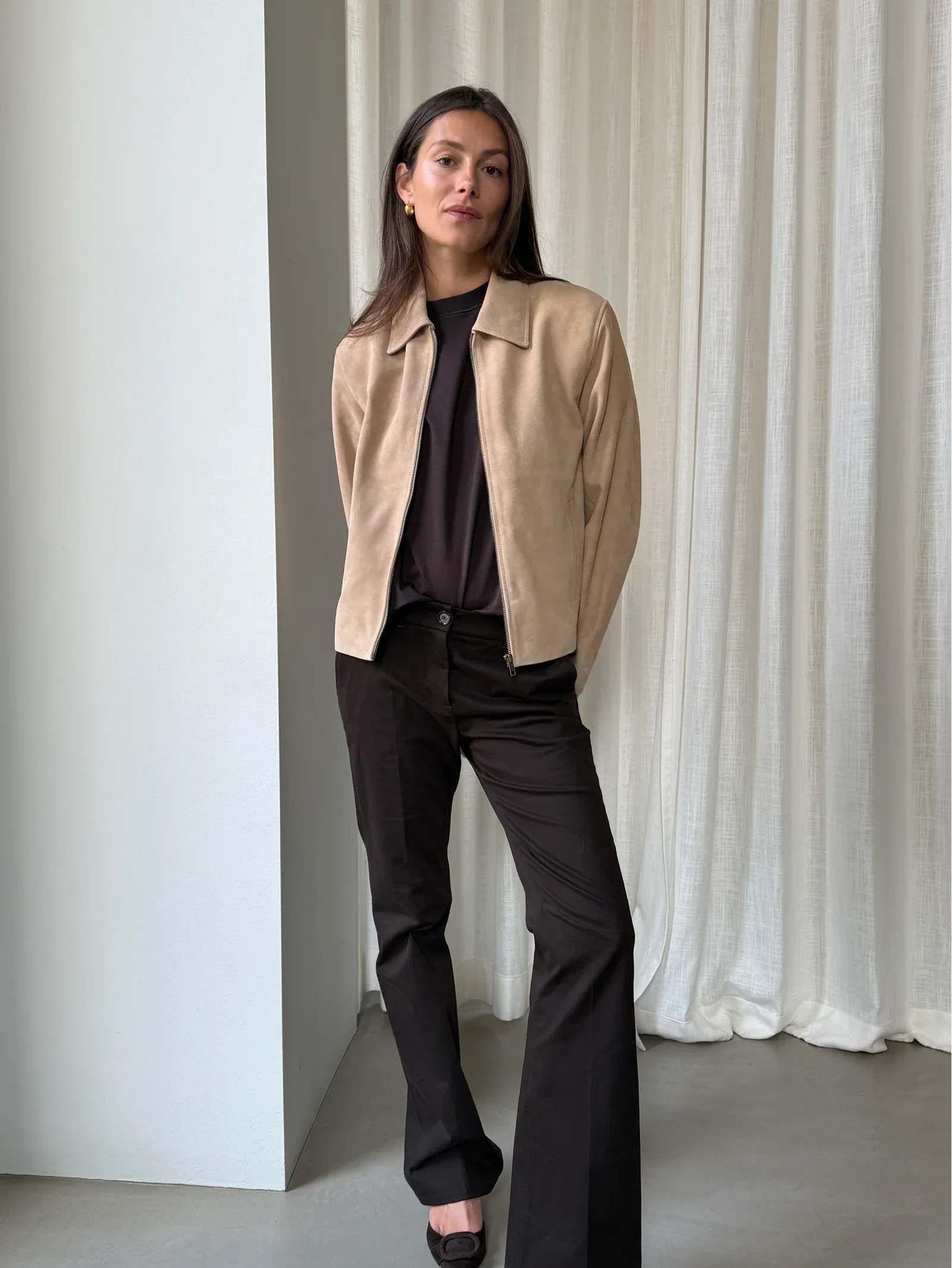 Gaia Beige Suede