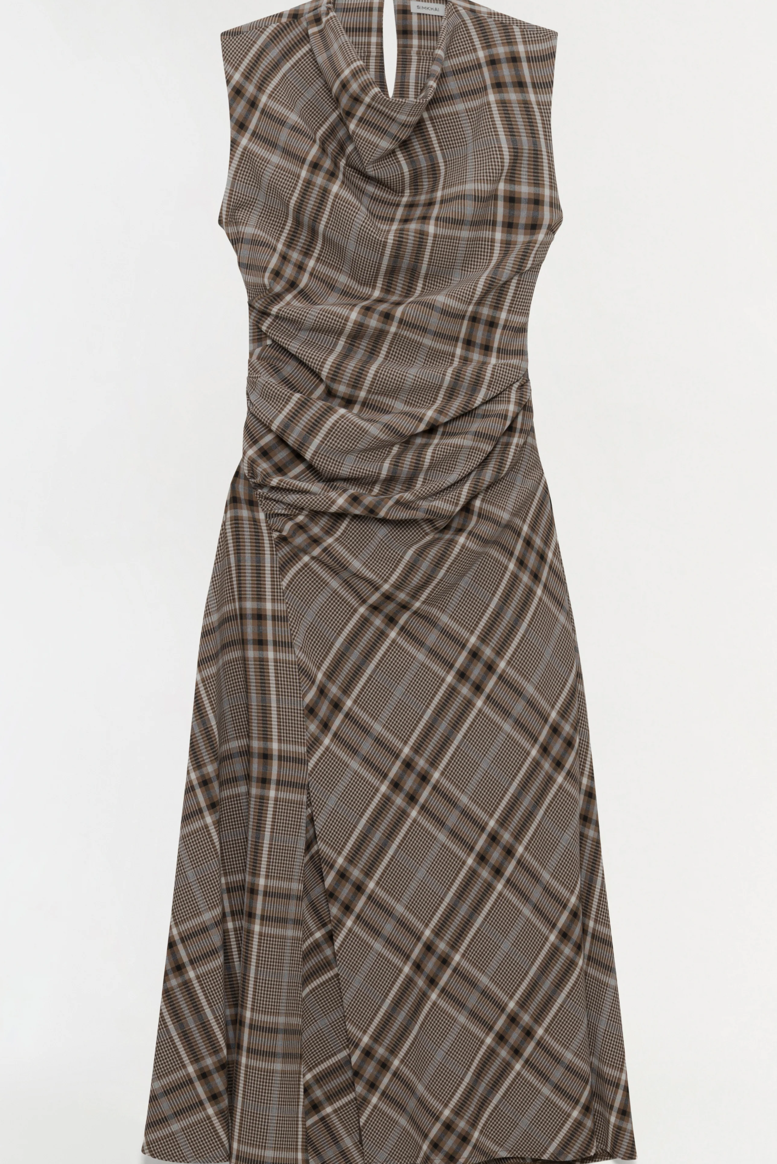 Burke Draped Midi Dress