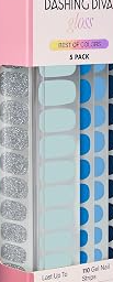 Gloss Nail Strips 5-in-1 Kit - Best of Blues