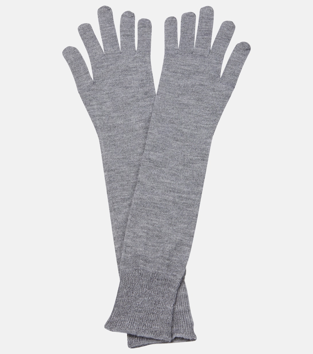 Cashmere and silk gloves