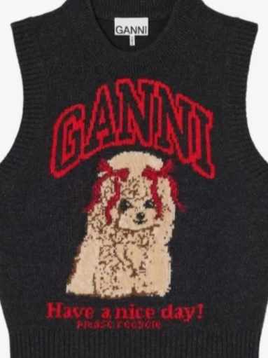 Graphic Knitted Vest