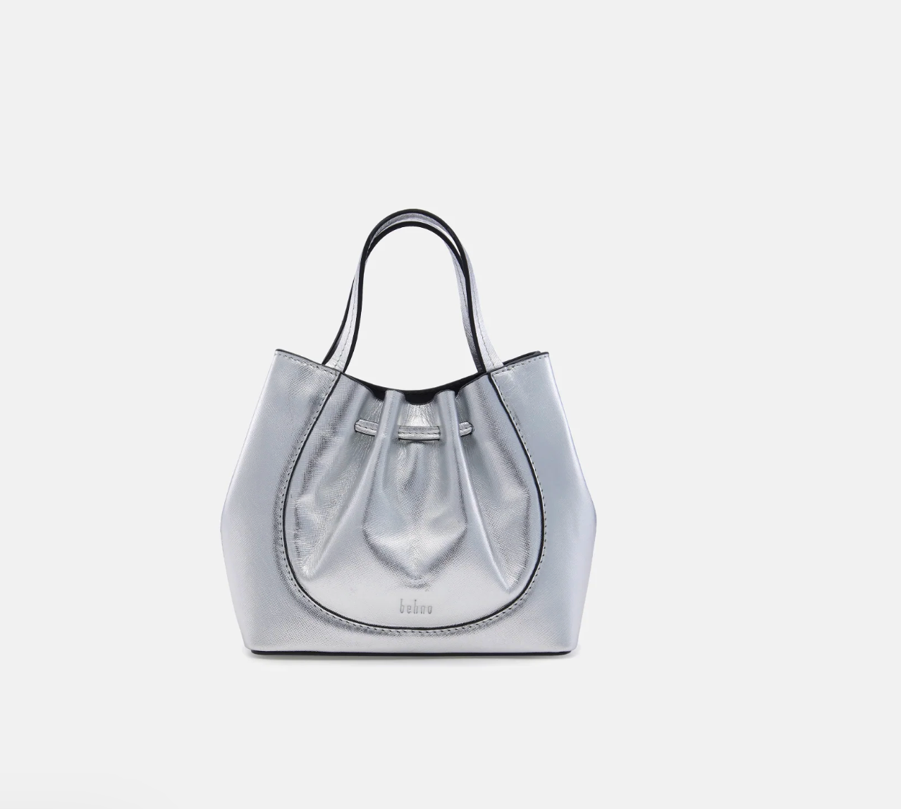 KATRINA MINI TOTE METALLIC SILVER