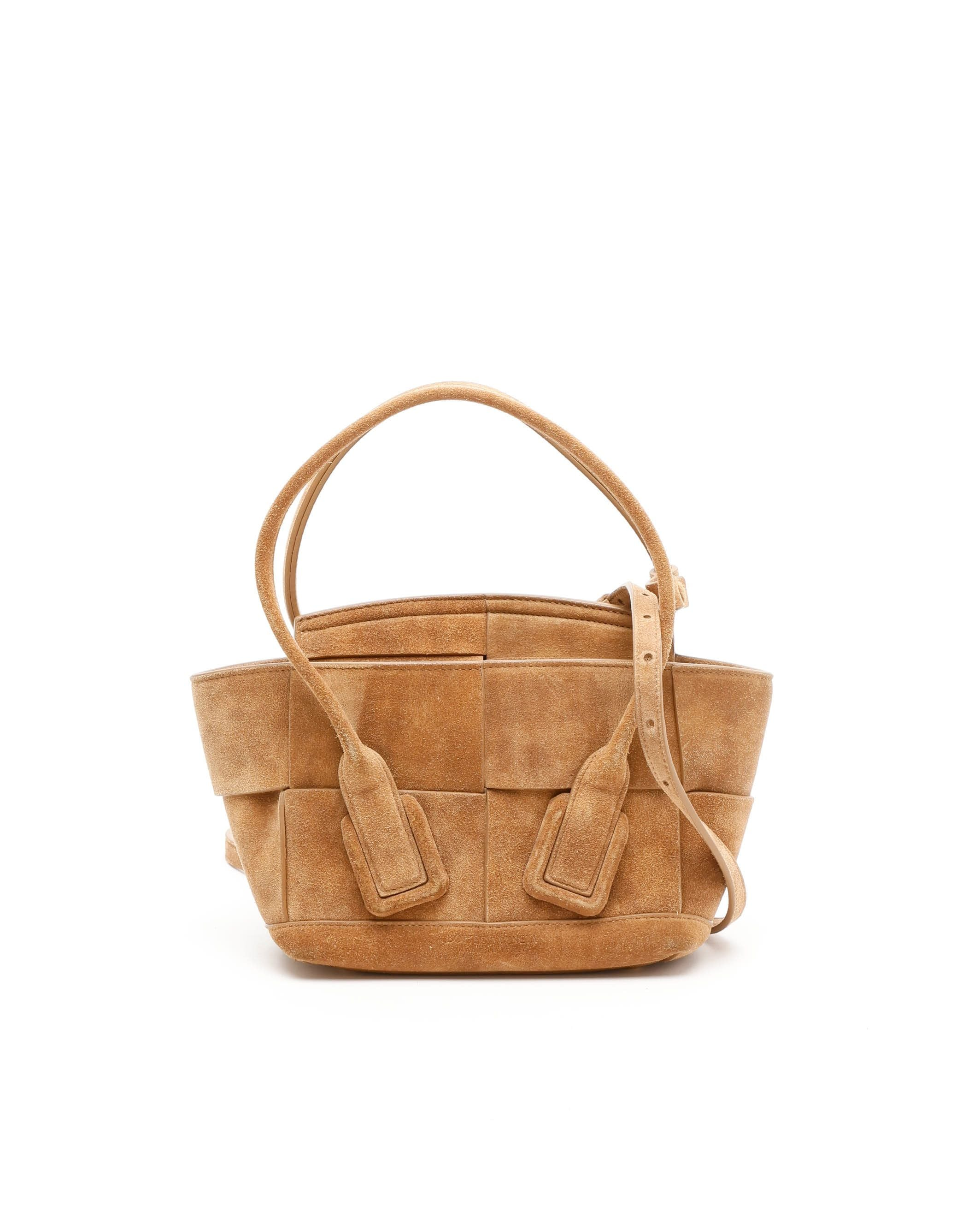 Bottega Veneta Suede Mini Arco Bag