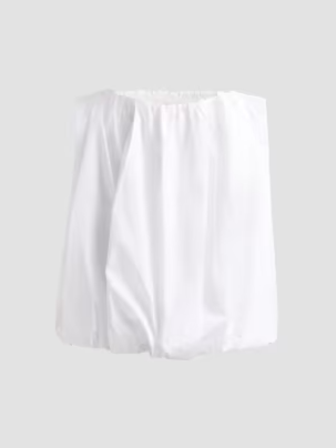 Bubble Cotton Poplin Top