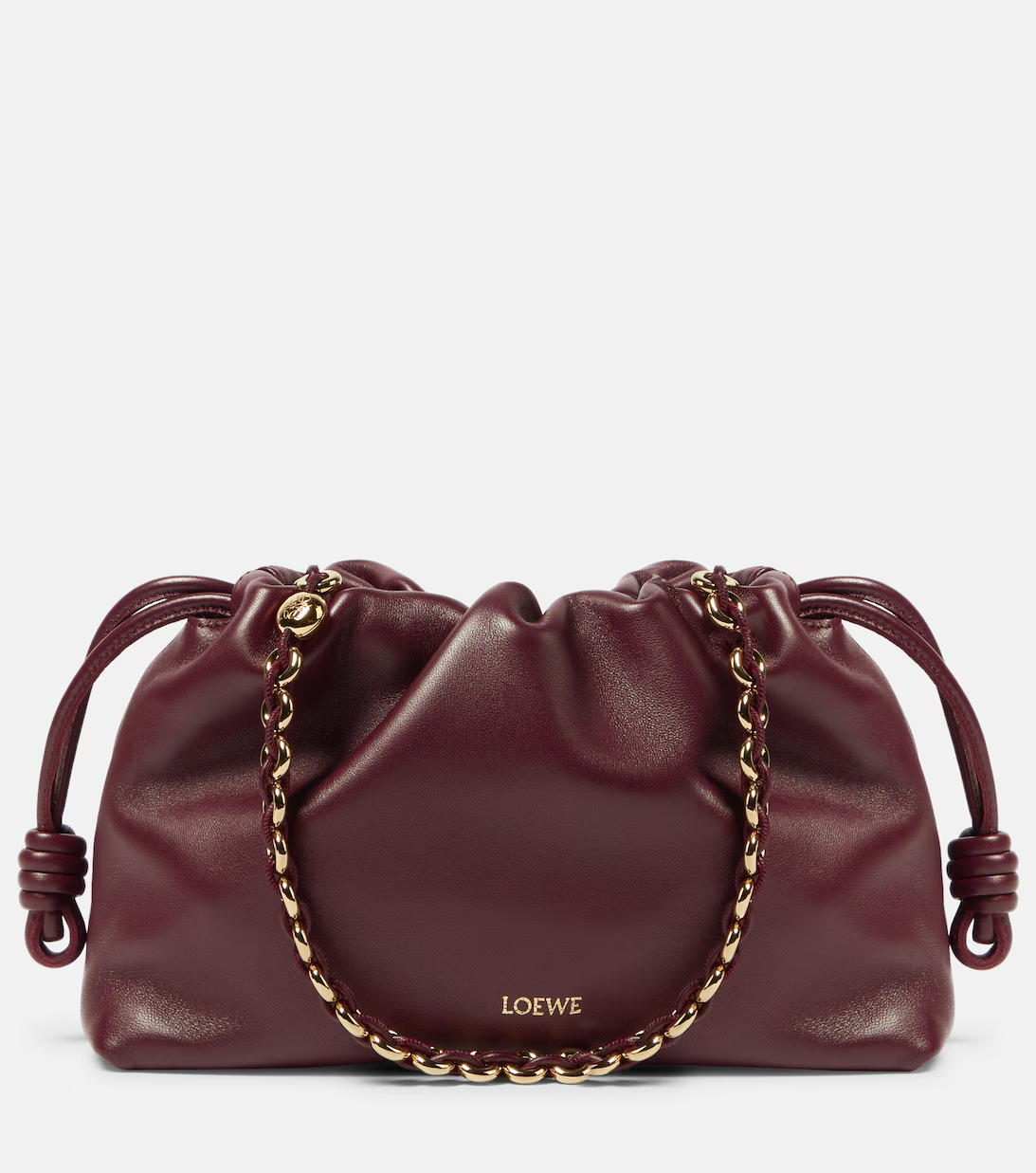 Flamenco leather clutch