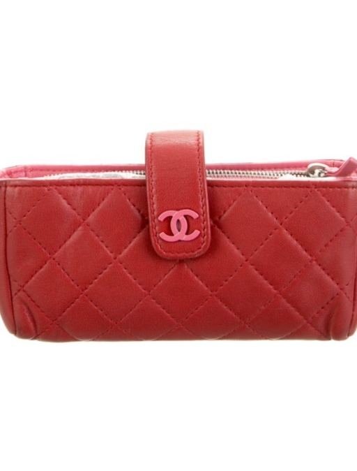 Chanel 2014-2015 Interlocking CC Logo Continental Wallet
