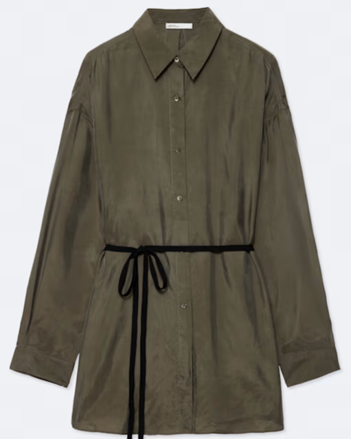 Iliana Tie-Waist Relaxed Shirt