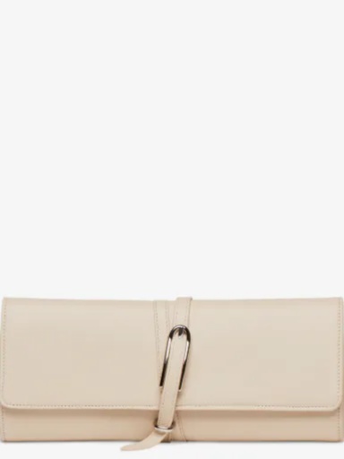 Belted clutch cream