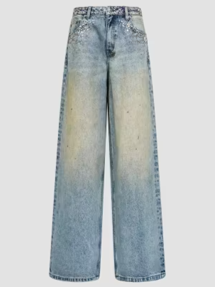 Lax Field Wide-Leg Jeans