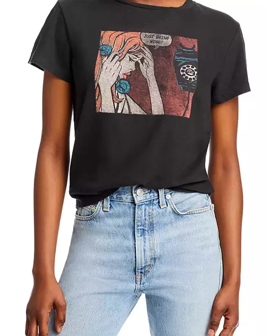 Just Bring Wine Classic Graphic Tee