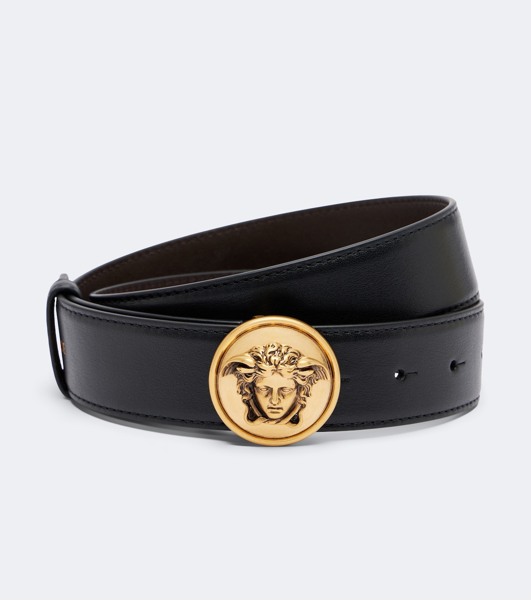 Medusa leather belt