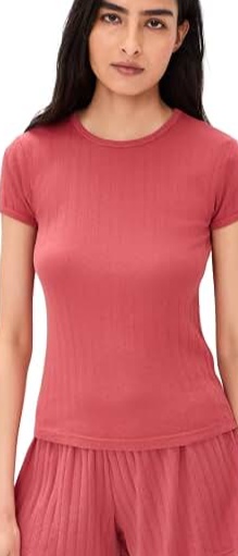 Women's The Pointelle Baby Tee