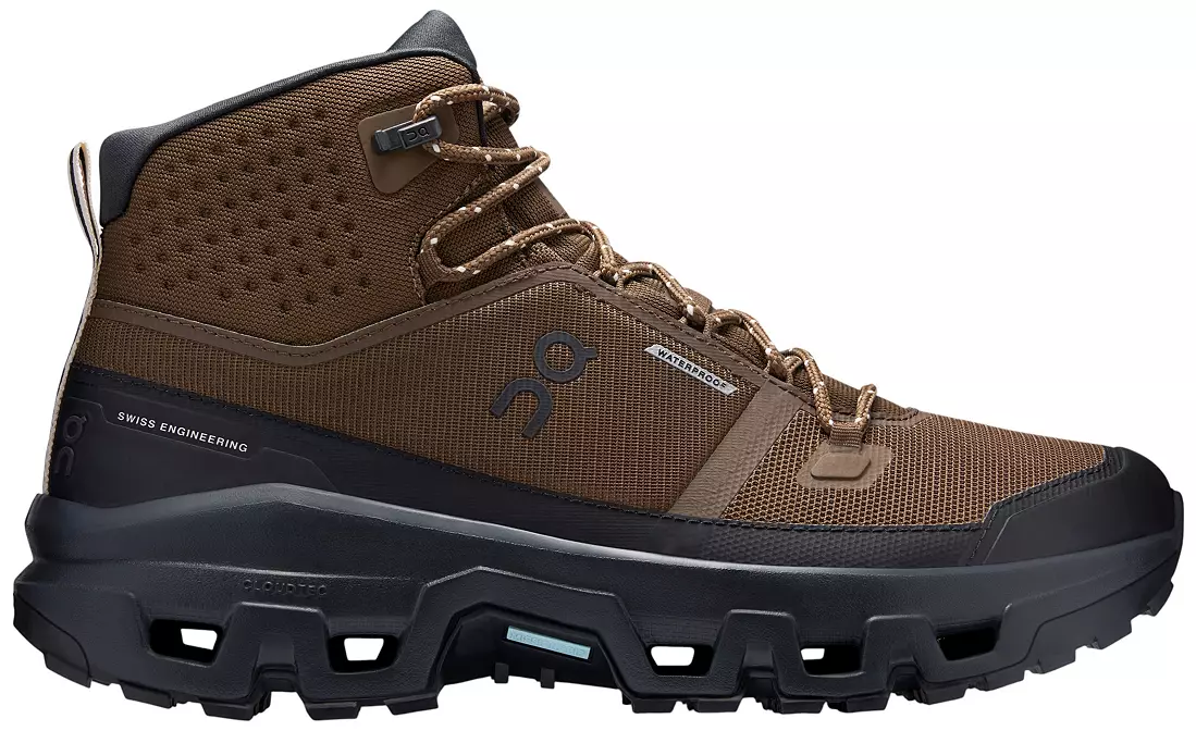 On On Men's Cloudrock Mid Waterproof Hiking Boots