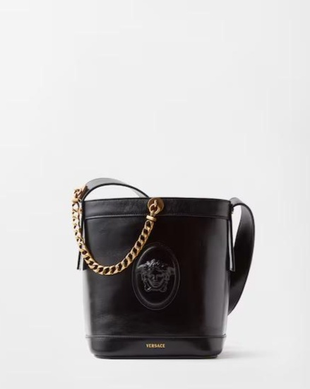 Pivot Mini Leather Bucket Bag