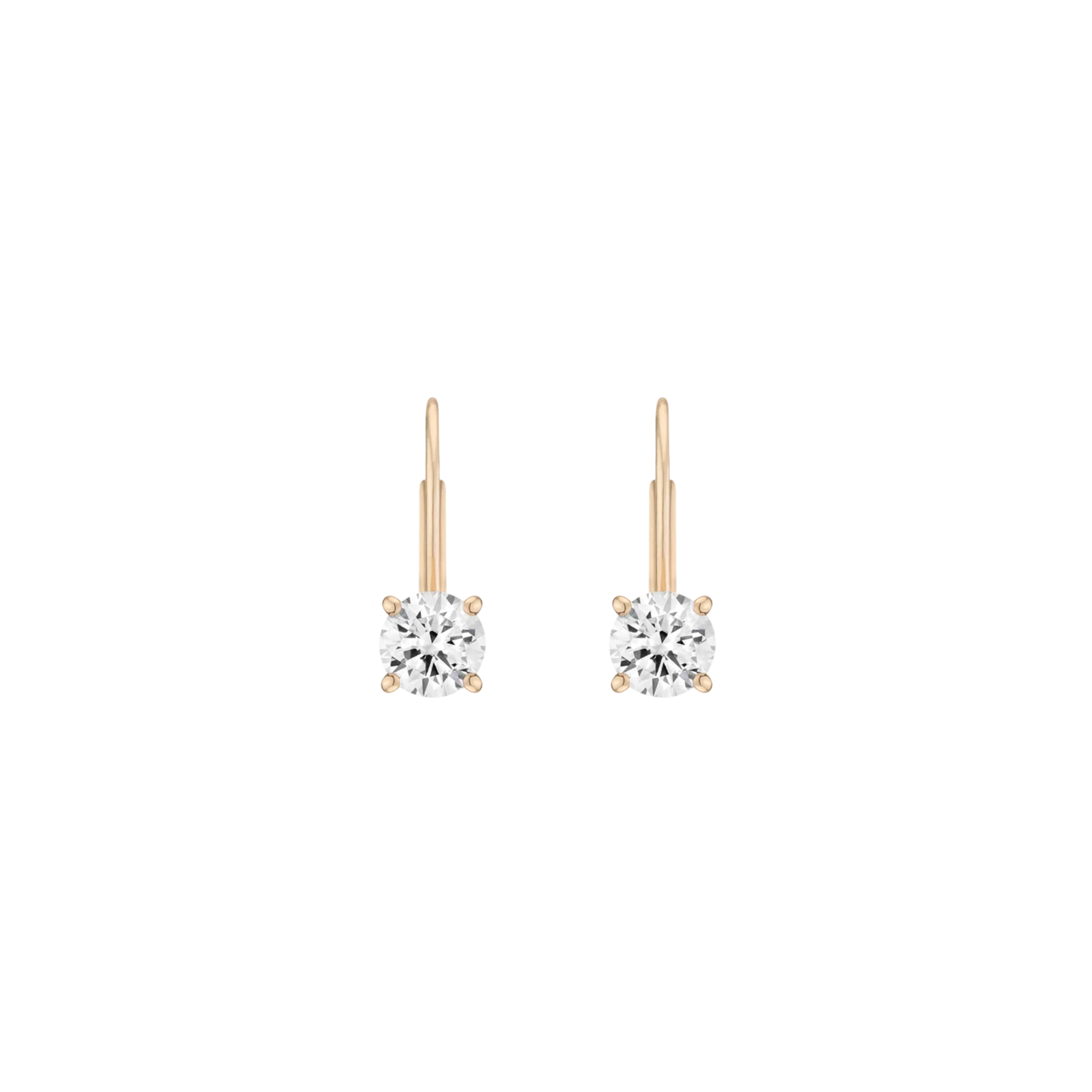 Classic Lab Grown Diamond Drop Earrings