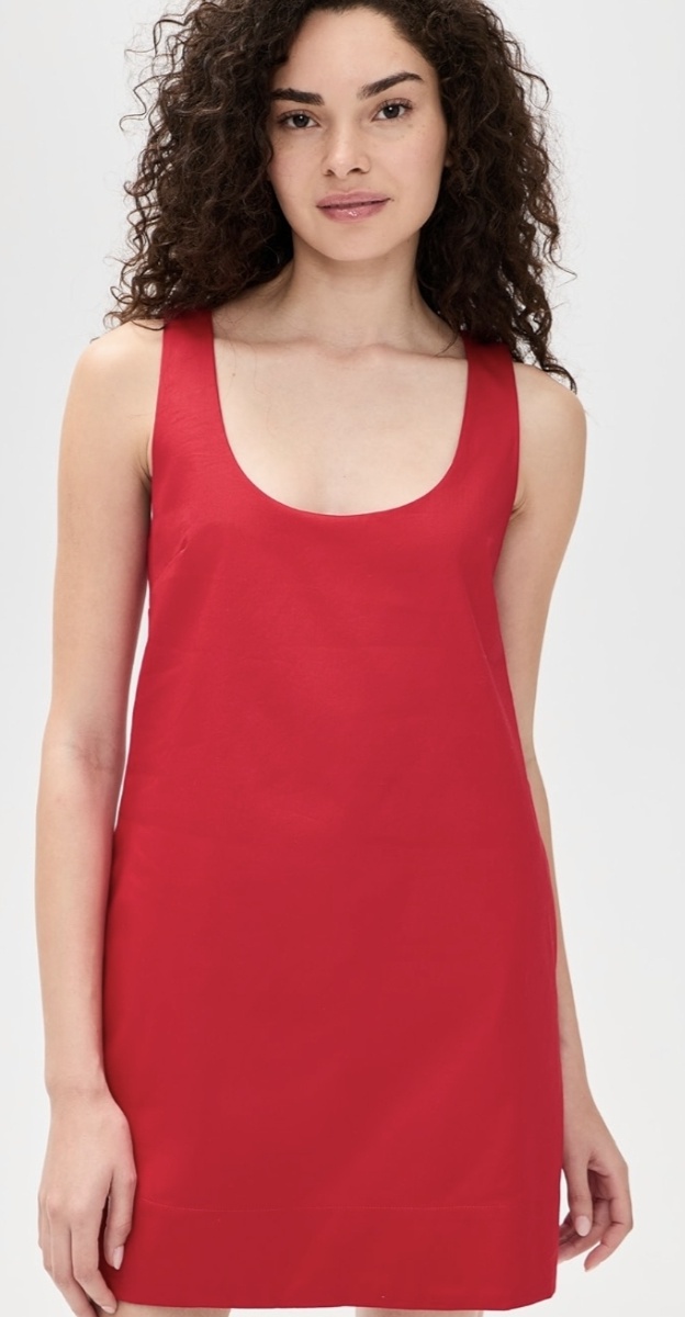 The Scoop Neck Mini Dress