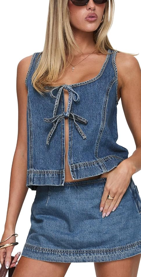 Stefenie Denim Skort