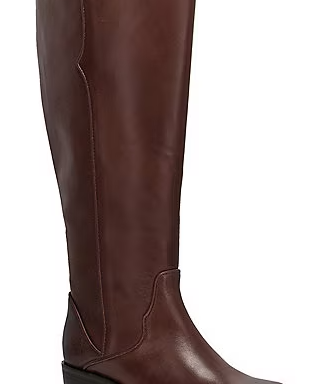 Carson 2 Piping Leather Tall Boots