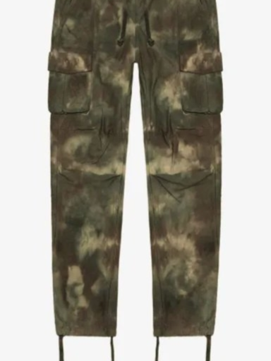 Camouflage tie-dye cargo pants