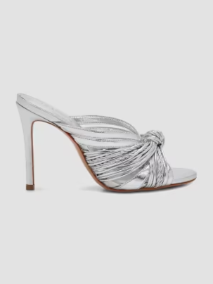 Gaya 100MM Strappy Leather Slip-On Sandals