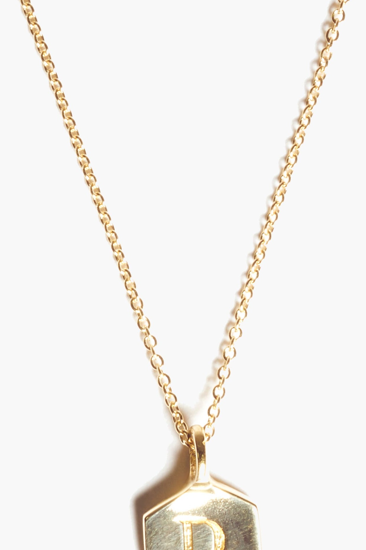 Monogram Charm Necklace