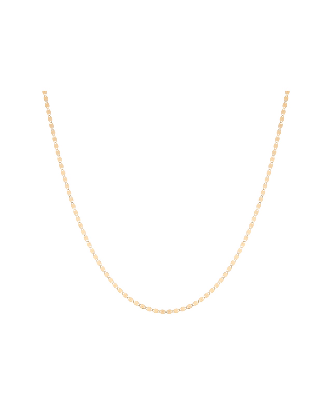 AUrate New York Flat Valentino Chain Necklace
