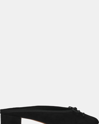 STEFFI MULE BLACK SUEDE
