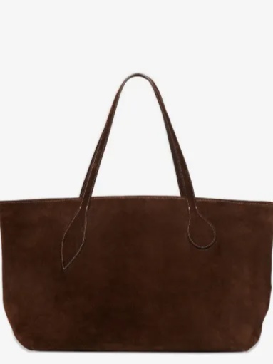 Sprout suede tote bag