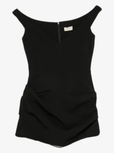 Avery draped dress